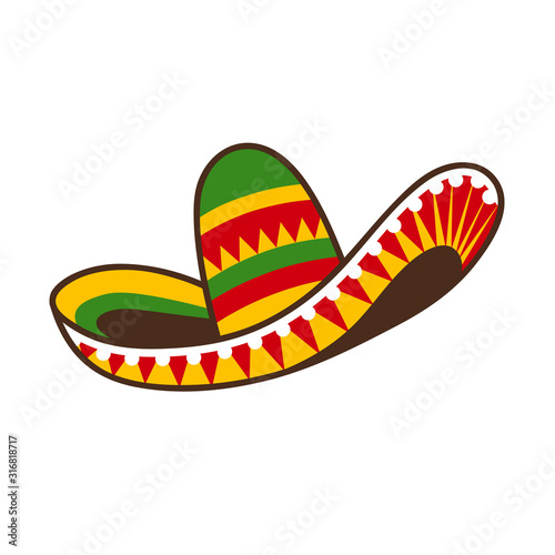 Sombrero color clipart Cinco de mayo shirt