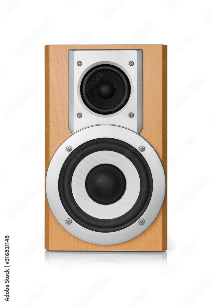 Sound speaker isolated on white background Sound speaker isolated on white background