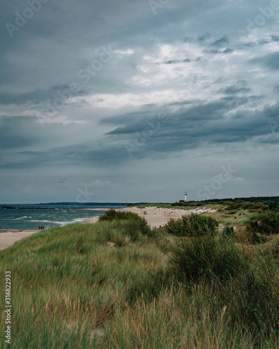 Photography Late summer sunset on the Baltic sea coastline
