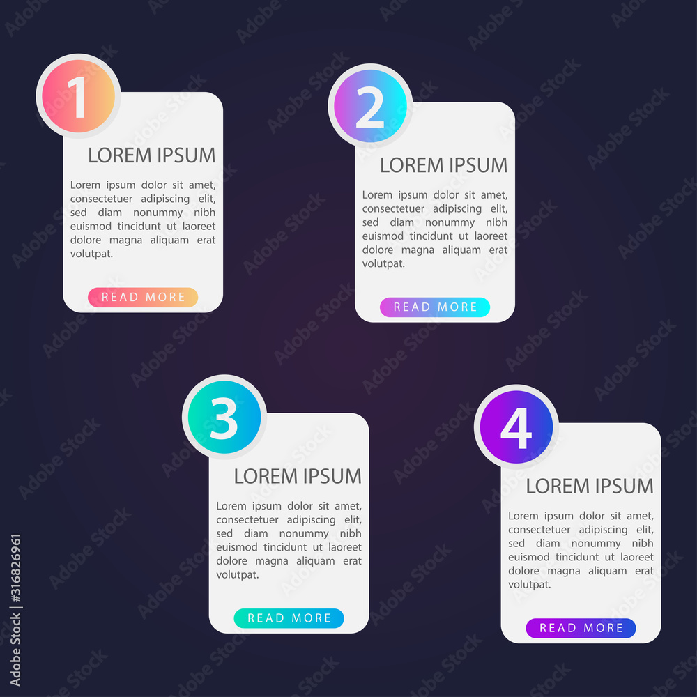Naklejka premium Infografis Bisnis. Template bisnis vektor untuk presentasi. Konsep kreatif untuk infografis.