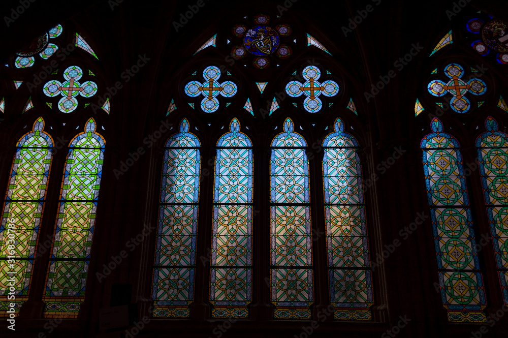 stained glass window