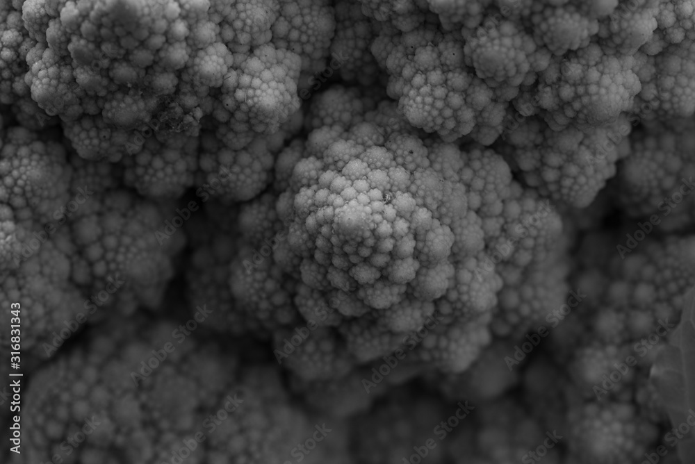Detail of a Romanesco broccoli Detail of a Romanesco broccoli