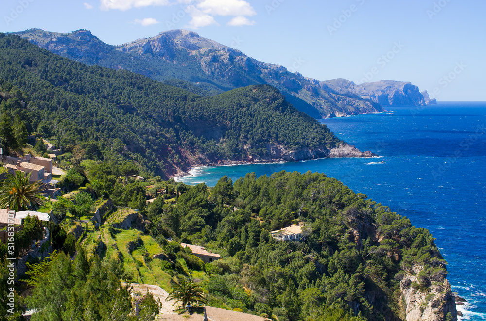 Landscape of Mallorca island, Spain