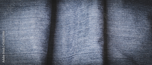 Blue jeans denim texture for background and design plan.