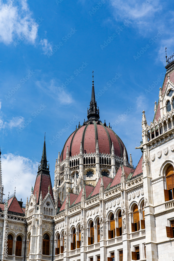 Parliament Building in Budapest, Hungary.