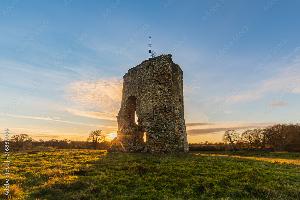 Knepp Castle Ruins Horsham Stock Photo Adobe Stock