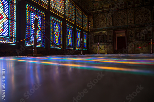 Sheki, Azerbaijan. Khan's Palace in Sheki. Gem of Azerbaijan Culture.