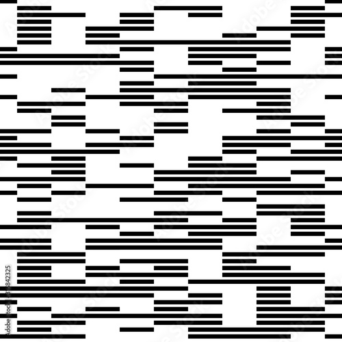 Seamless pattern with horizontal black lines