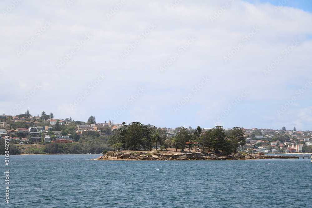 The Shark Island in Sydney, New South Wales Australia