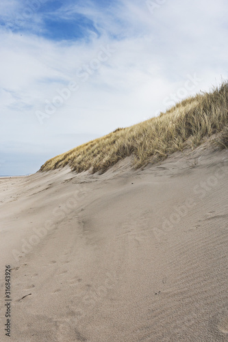 Dunes and sky - background