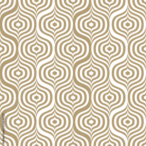 Abstract wavy lines seamles...