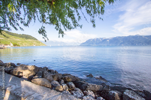 Geneva lake panorama, Switzerland
