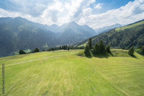 Idyllic summer landscape in the Alps © robertdering