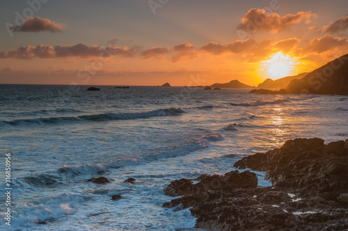 Plage Bonaparte au lever