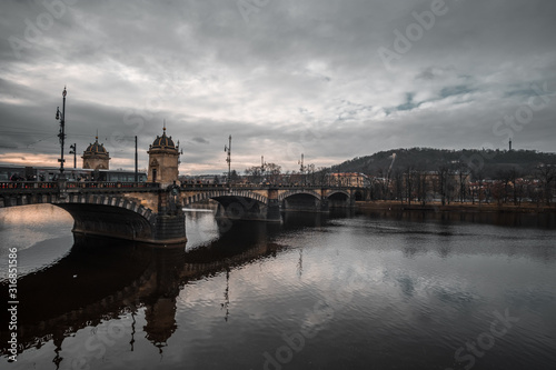 Legion Bridge (Most legii) is bridge over river Vltava in Prague. 