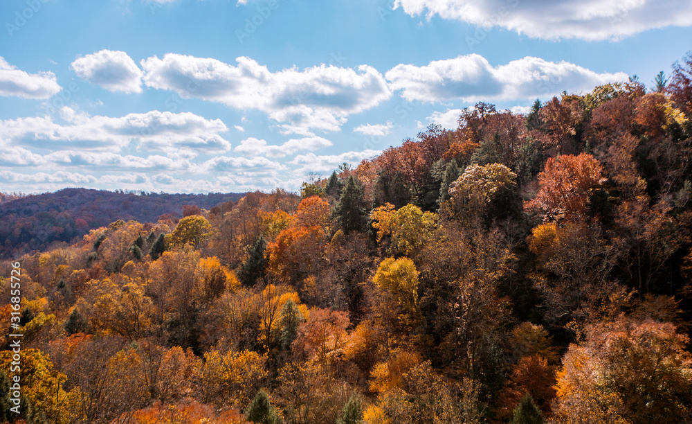 autumn in mountains