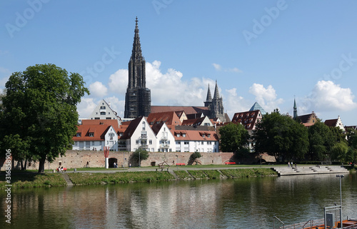 Donau und Münster in Ulm