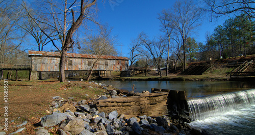 The historic Kymulga Bridge and Grist Mill photo