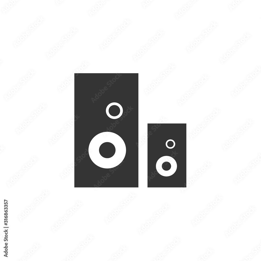 speakers icon vector illustration for website and graphic design speakers icon vector illustration for website and graphic design