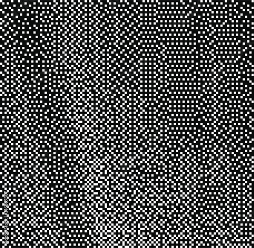 Abstract vector background with random pixel noise. Concept image of generative art, steganography, cryptographic image encryption algorithm.