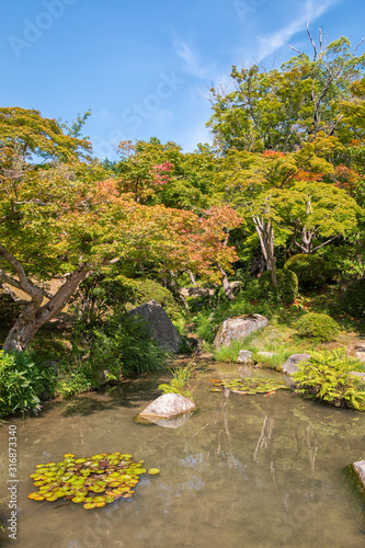 Scene at the Old Mori Garden in Yamaguchi  Japan
