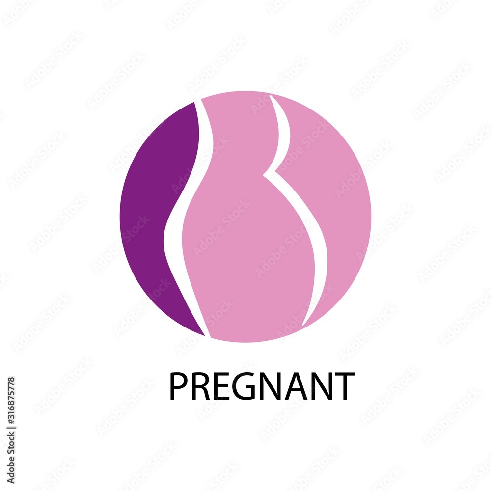 pregnant logo vector pregnant logo vector