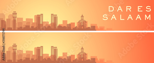 Dar es Salaam Beautiful Skyline Scenery Banner photo