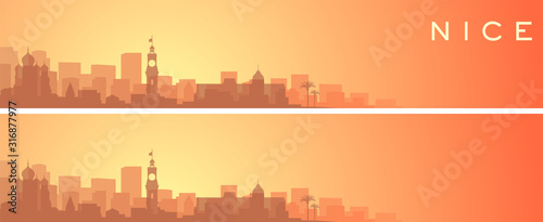 Nice Beautiful Skyline Scenery Banner