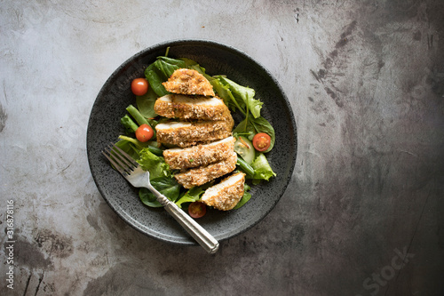 Tableau sur toile Chicken Salad