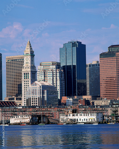 Boston Harbor and downtown © spiritofamerica