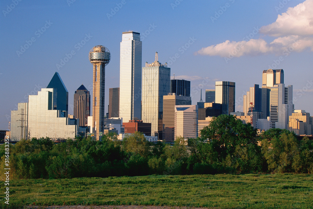 Fototapeta premium Scenic Dallas skyline