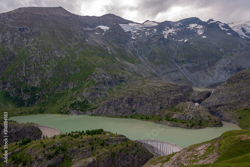 Panoramic view of the Margaritze reservoir, Austria. photo