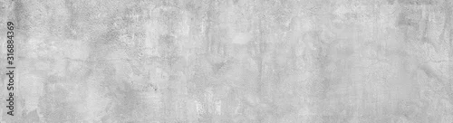 Obraz  z motywem concrete wall grunge texture - wide banner format background with copy space