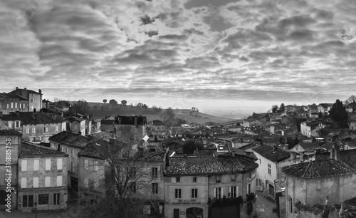 Saint-Emilion (Gironde, France) - Vue panoramique du village