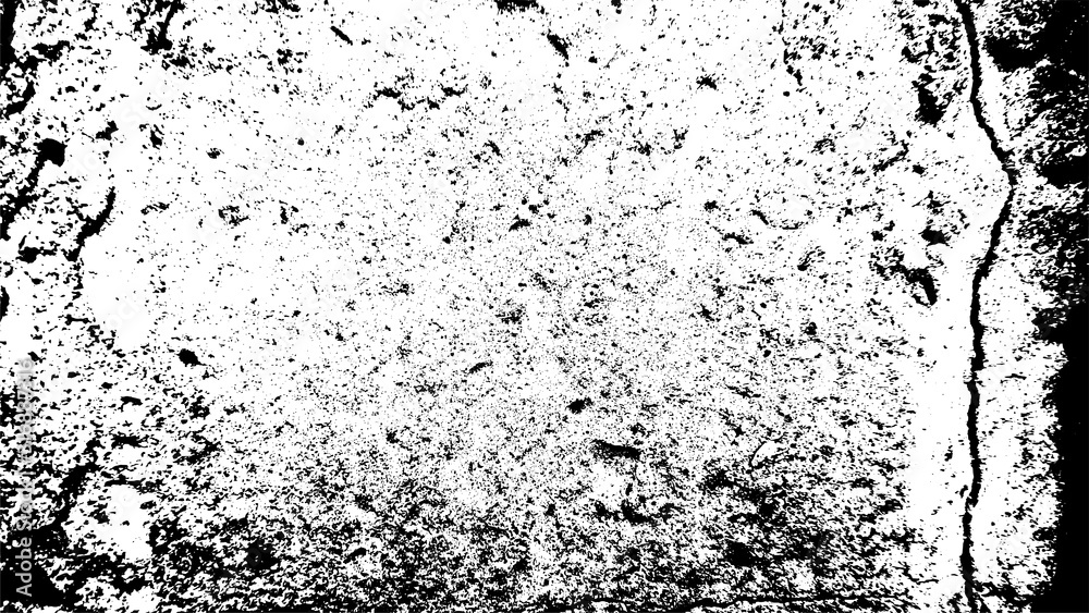 Grunge Crack Pattern. Black White Concrete Texture. Vector Illustration Grunge Crack Pattern. Black White Concrete Texture. Vector Illustration