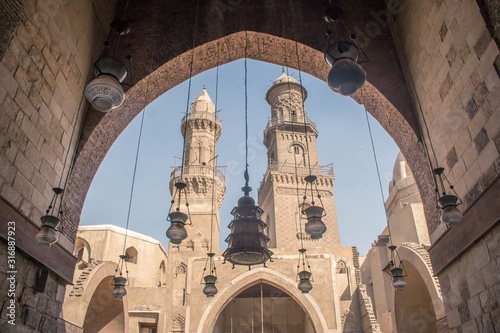Old mosque in Cairo Egypt photo