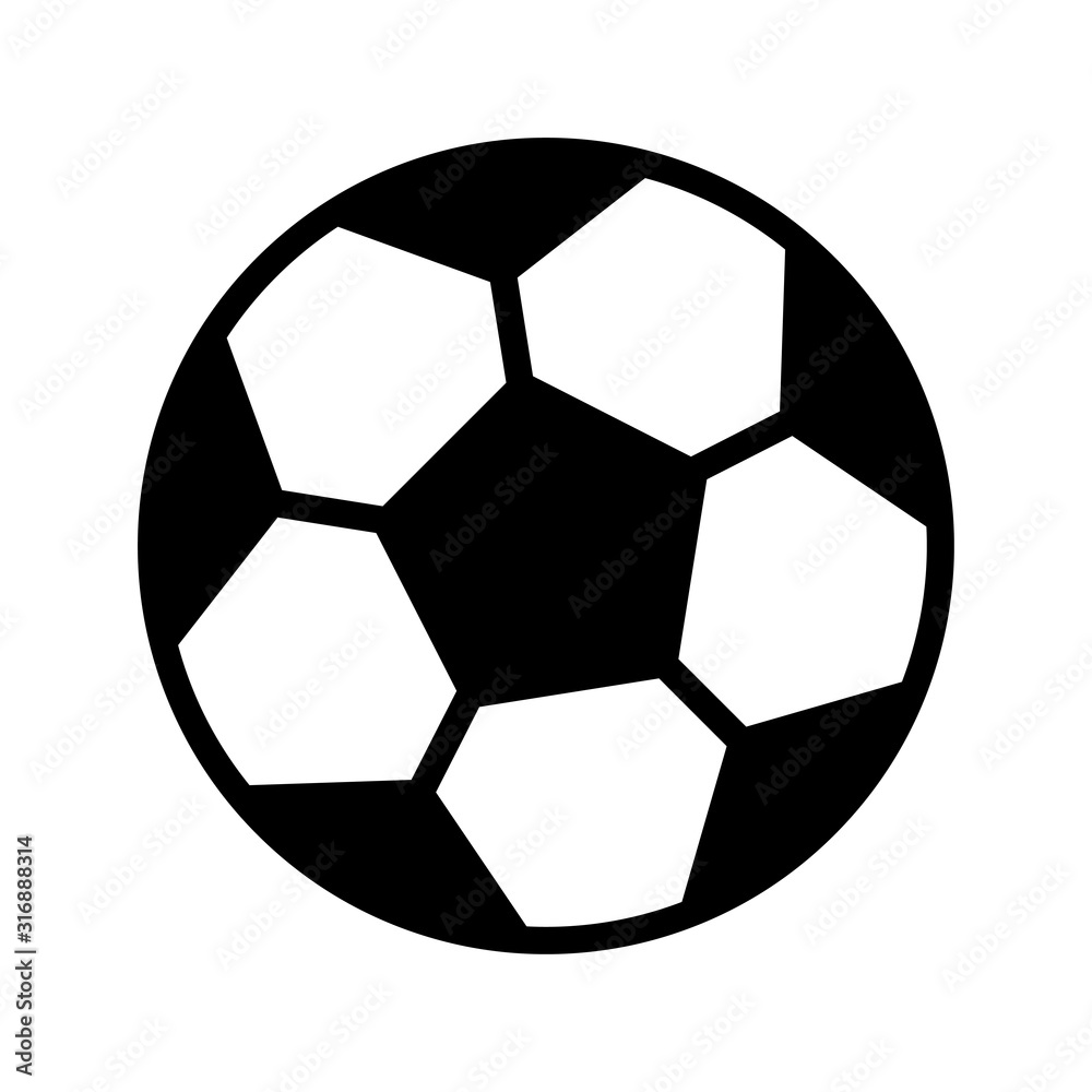 Fototapeta premium Soccer ball icon