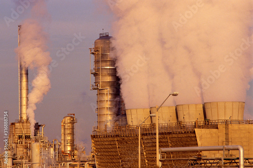 Petroleum processing plant photo