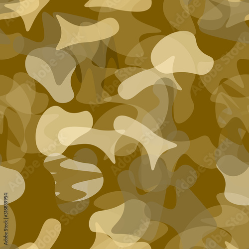 Camouflage Seamless Pattern. Military Camouflage