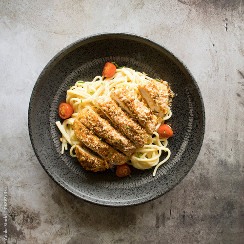 Chicken Parmesan with Pasta