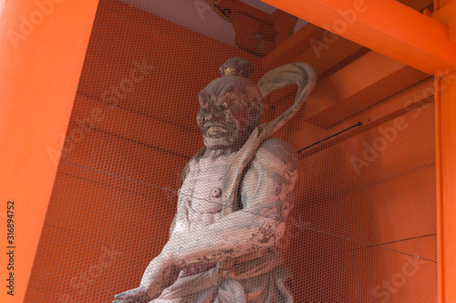 Nio Guardians of Bishamon-do, Yamashina-ku, Kyoto. photo