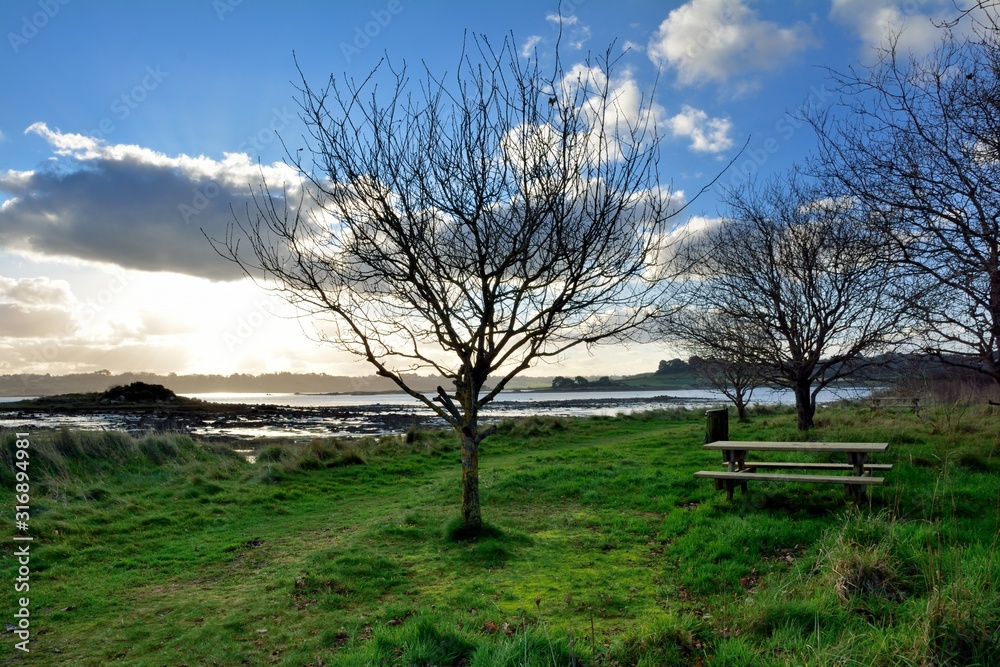 Beautiful landscape in Brittany. France Beautiful landscape in Brittany. France