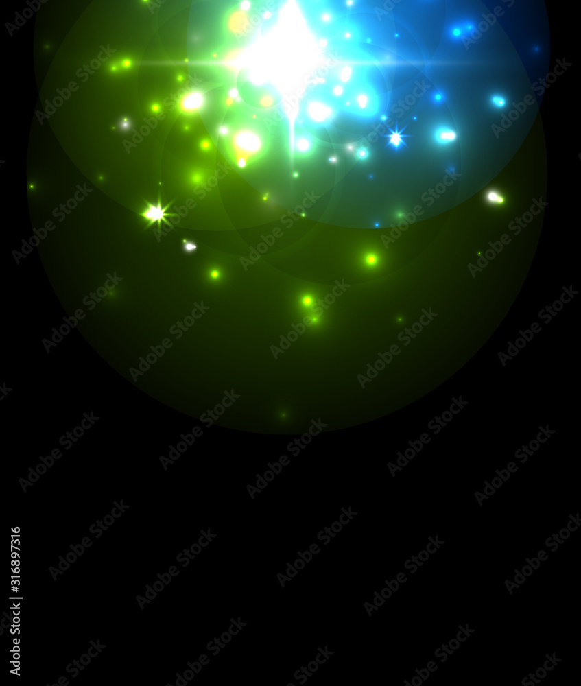 Abstract blue neon star background for celebration design. Luxury festive background. Abstract blue neon star background for celebration design. Luxury festive background.