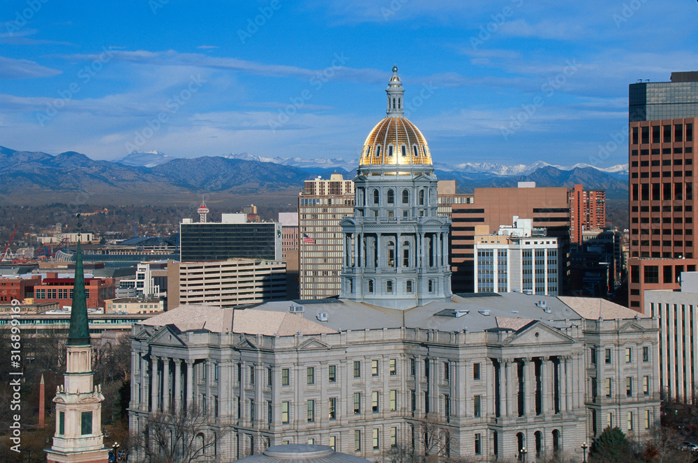 State Capitol of Colorado, Denver - obrazy, fototapety, plakaty 