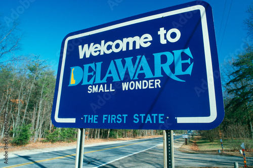Welcome to Delaware Sign photo
