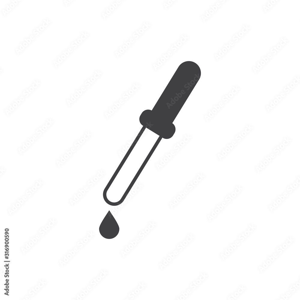 pipette icon, dropper icon pipette icon, dropper icon