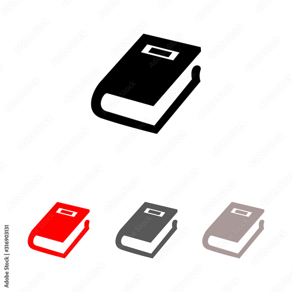 Book set, vector icon illustration sign Book set, vector icon illustration sign
