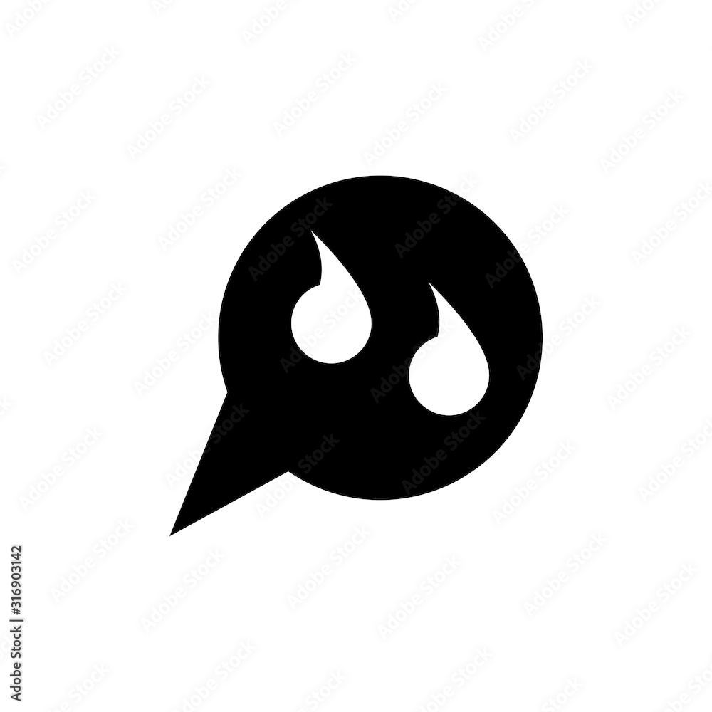 Quote vector icon illustration sign Quote vector icon illustration sign