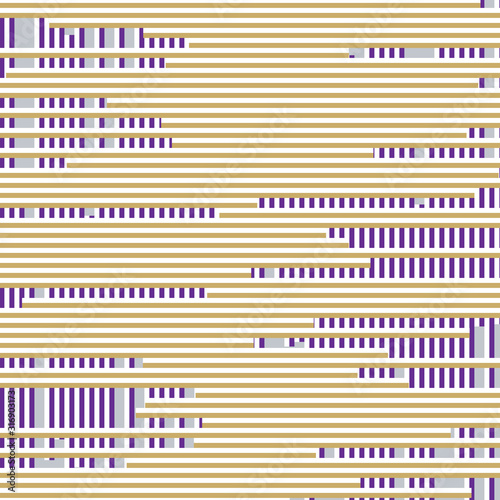 pattern with horizontal colored lines