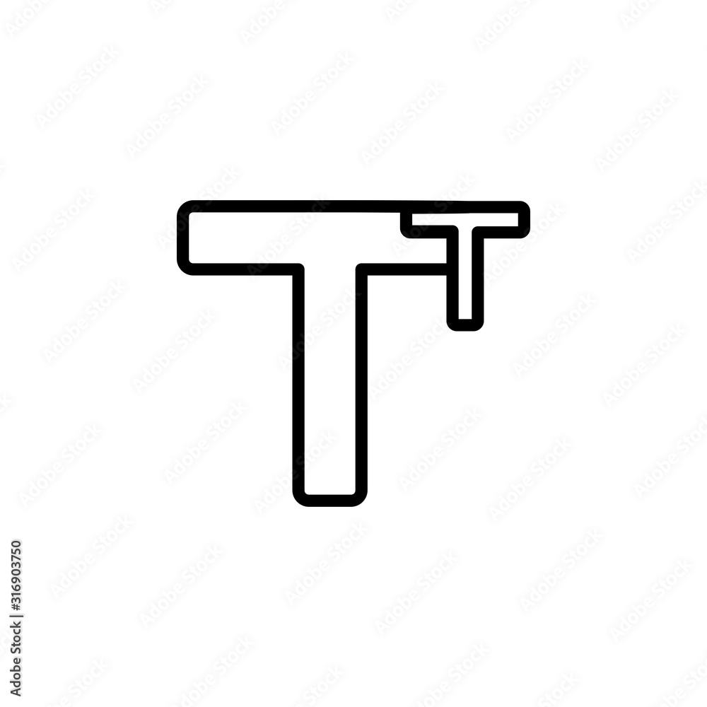 superscript icon design line style. Perfect for application, web, logo and presentation template superscript icon design line style. Perfect for application, web, logo and presentation template